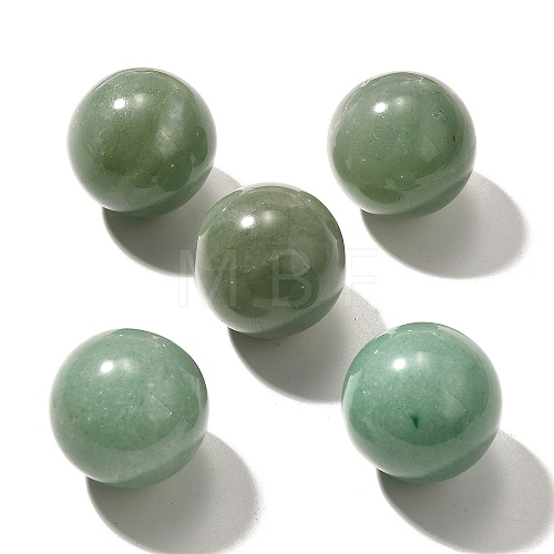 Natural Green Aventurine Sphere Beads G-I359-04-1