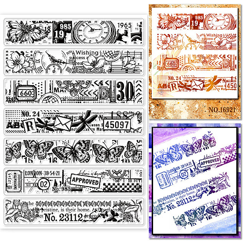 Custom PVC Plastic Clear Stamps DIY-WH0448-0594-1