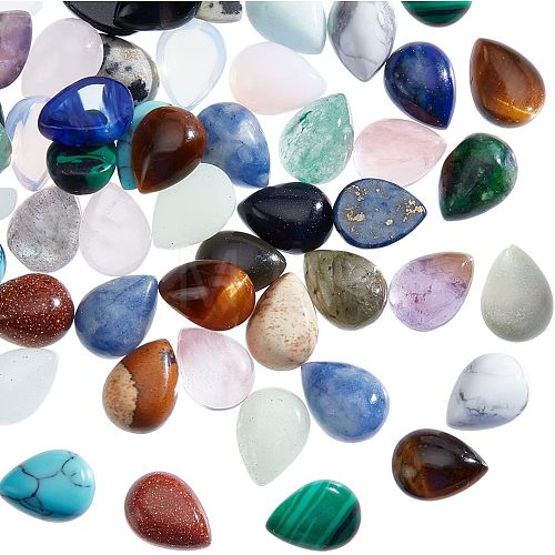 Mixed Gemstone Cabochons G-GA0001-08-1