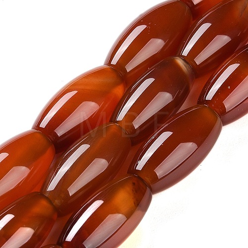 Natural Red Agate Beads Strands G-NH0019-C01-05-1