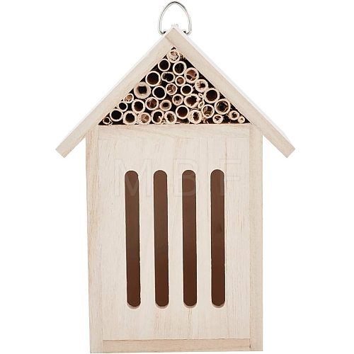 Unfinished Wooden Insects House HJEW-WH0007-02-1