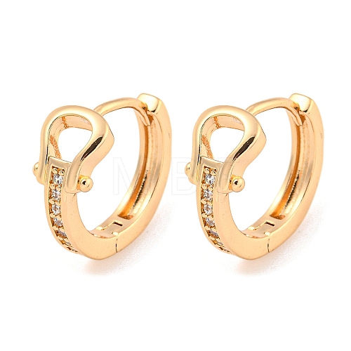 Brass Micro Pave Cubic Zirconia Hoop Earrings EJEW-A107-04D-KCG-1