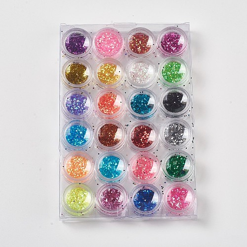 24 Colors Sequins/ Paillettes MRMJ-WH0016-01-1