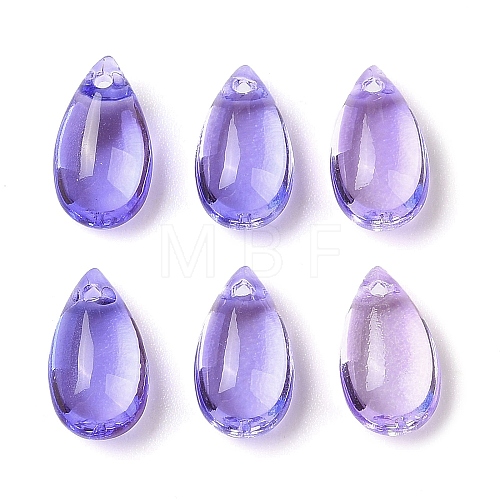 Transparent Glass Charms GLAA-U002-01B-1