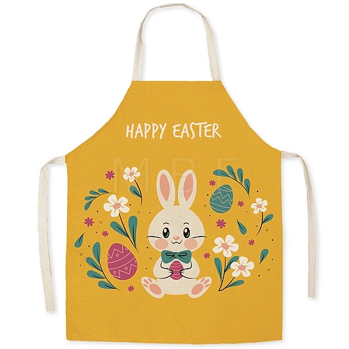 Cute Easter Egg Pattern Polyester Sleeveless Apron PW-WG98916-19-1
