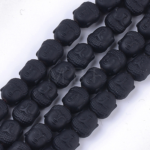 Spray Painted Non-magnetic Synthetic Hematite Beads Strands G-T116-28-17-1