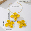 Flower Alloy Stud Earrings & Pendant Choker Sets for Women WG42A9F-01-2