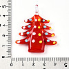 Handmade Lampwork Pendants LAMP-T023-12E-3