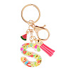 Fruit Series Letter Resin Keychains KEYC-TAC0033-02S-1