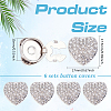 6Pcs Zinc Alloy Cufflinks BUTT-ME0001-36A-2