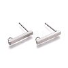 Non-Tarnish 304 Stainless Ear Stud Components LS-STAS-M274-012C-P-2