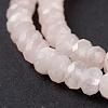 Natural Rose Quartz Beads Strands G-F362-05-4x6mm-2