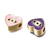 Brass Enamel Beads KK-CBA0E55-06G-2
