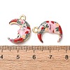 Printed Alloy Pendants AL-CBA7256-26G-03-2