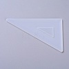 DIY Triangle Ruler Silicone Molds X-DIY-G010-67-1