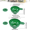 2Pcs Plastic Funnel Set AJEW-BM0001-38B-2