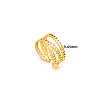 304 Stainless Steel Cuff Open Rings WGC3834-01-1