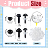 400Pcs 2 Styles Resin Doll Eyes DIY-PH0036-22B-2