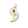 Rack Plating Brass Enamel Pendants KK-Z056-50G-01-1