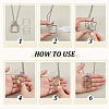 2Pcs Stainless Steel Chain Necklaces NJEW-DR00047-3