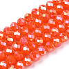 Electroplate Glass Beads Strands EGLA-A044-P2mm-B03-1