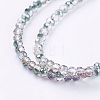 Electroplate Glass Faceted Rondelle Beads Strands LS-EGLA-D020-3x2mm-15-3