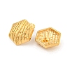 Hexagon 304 Stainless Steel Ear Studs EJEW-L290-019G-2