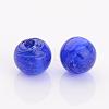 Handmade Silver Foil Glass Beads FOIL-R054-12mm-11-2
