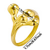 Stylish Stainless Steel Open Cuff Ring for Women TJ8213-2-1