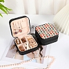 Portable Printed Square PU Leather Jewelry Packaging Box for Necklaces Earrings Storage PW-WG54356-12-1