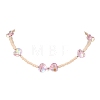 Glass Beaded Necklaces for Women NJEW-JN06081-3