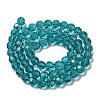 Transparent Glass Beads LS-EGLA-A035-T8mm-D12-3