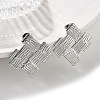 304 Stainless Steel Stud Earrings for Women EJEW-K306-26P-3