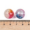 Transparent Crackle Resin Beads RESI-C070-15-3