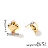 Chic European Style Sparkling Clover Ear Clip for Elegant Women QF6088-1-1