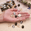 Beadthoven 60Pcs 3 Colors Tibetan Style Zinc Alloy Pendants TIBEP-BT0001-06-12