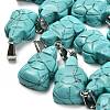 Synthetic Turquoise Pendants G-B127-06P-01-1