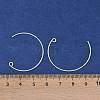 Brass Earring Hooks KK-C069-01S-3