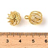 Iron Glass Bead Cage Pendants IFIN-N014-01G-01-3