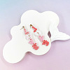 Acrylic Dangle Stud Earrings FS-WG919F8-01-2