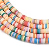 Handmade Polymer Clay Beads Strands PY-CBA18ED-02E-2