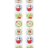 500Pcs Christmas Theme Round Stickers AJEW-S090-04G-2