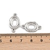 304 Stainless Steel Connector Cabochon Settings STAS-L303-29P-3