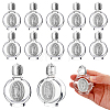 12Pcs Glass Empty Holy Water Bottles for Religious AJEW-GA0008-90A-AS-1