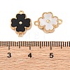 Double Side Color Acrylic Connector Charms KK-P289-04G-01-3