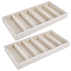 6 Grids Velvet Jewelry Plates ODIS-CN0001-07B-8