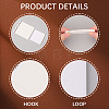 2 Sets 2 Styles Removable Plastic & Traceless Glue Hook and Loop Fastener DIY-CN0003-18-6