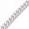 Tarnish Resistant 201 Stainless Steel Cuban Link Chains CHS-L020-034A-P-1