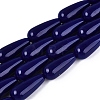 Opaque Glass Beads Strands X-GLAA-Q113-03A-C05-1
