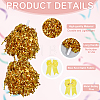 Plastic Cheerleading Pom Poms Cheerleading Hand Flowers AJEW-CN0002-97-6